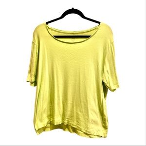 Chico’s Lime Green Short Sleeved Tee